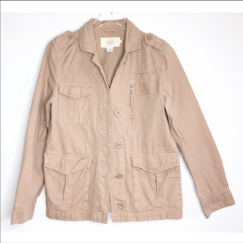 J crew twill chino jacket